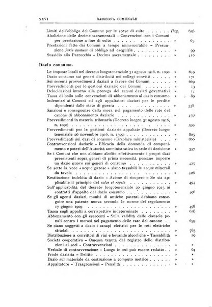 Rassegna comunale studi, legislazione, giurisprudenza, cronache con speciale riguardo ai poteri doi polizia ed ai servizi pubblici