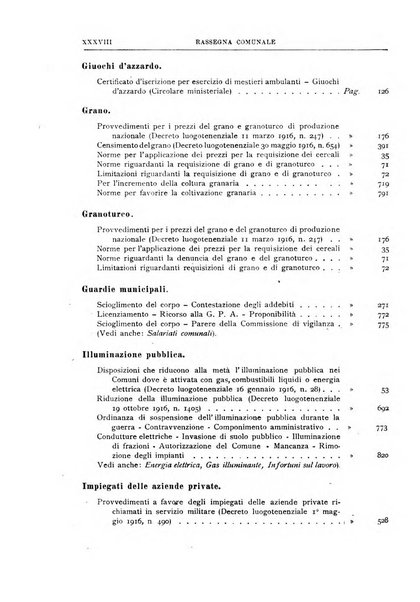 Rassegna comunale studi, legislazione, giurisprudenza, cronache con speciale riguardo ai poteri doi polizia ed ai servizi pubblici