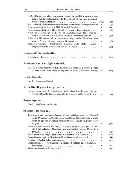 Rassegna comunale studi, legislazione, giurisprudenza, cronache con speciale riguardo ai poteri doi polizia ed ai servizi pubblici