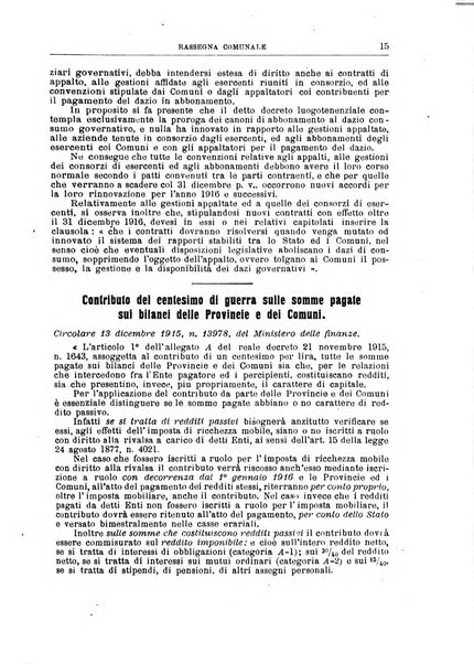 Rassegna comunale studi, legislazione, giurisprudenza, cronache con speciale riguardo ai poteri doi polizia ed ai servizi pubblici