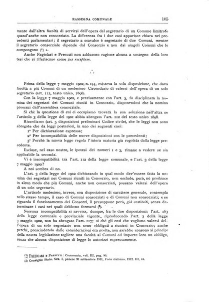 Rassegna comunale studi, legislazione, giurisprudenza, cronache con speciale riguardo ai poteri doi polizia ed ai servizi pubblici