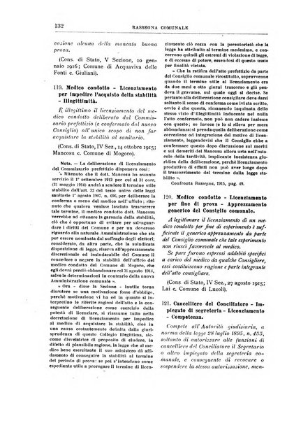 Rassegna comunale studi, legislazione, giurisprudenza, cronache con speciale riguardo ai poteri doi polizia ed ai servizi pubblici