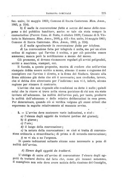 Rassegna comunale studi, legislazione, giurisprudenza, cronache con speciale riguardo ai poteri doi polizia ed ai servizi pubblici