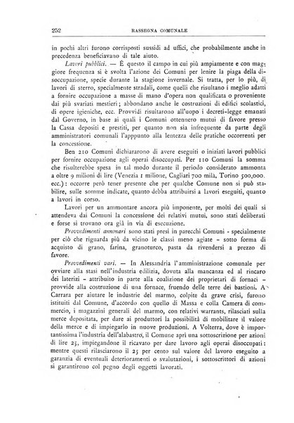 Rassegna comunale studi, legislazione, giurisprudenza, cronache con speciale riguardo ai poteri doi polizia ed ai servizi pubblici