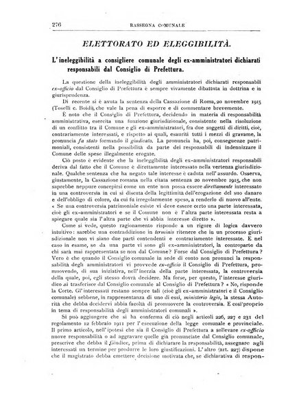 Rassegna comunale studi, legislazione, giurisprudenza, cronache con speciale riguardo ai poteri doi polizia ed ai servizi pubblici