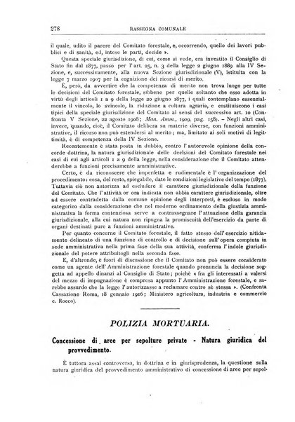 Rassegna comunale studi, legislazione, giurisprudenza, cronache con speciale riguardo ai poteri doi polizia ed ai servizi pubblici