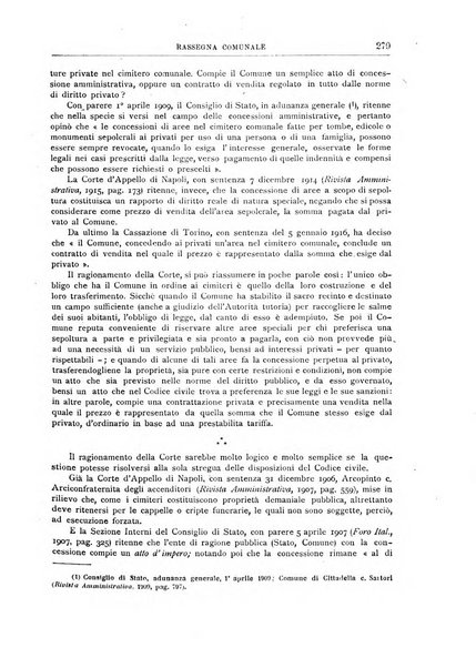 Rassegna comunale studi, legislazione, giurisprudenza, cronache con speciale riguardo ai poteri doi polizia ed ai servizi pubblici