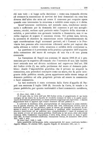 Rassegna comunale studi, legislazione, giurisprudenza, cronache con speciale riguardo ai poteri doi polizia ed ai servizi pubblici