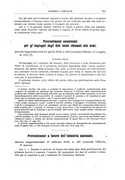 Rassegna comunale studi, legislazione, giurisprudenza, cronache con speciale riguardo ai poteri doi polizia ed ai servizi pubblici