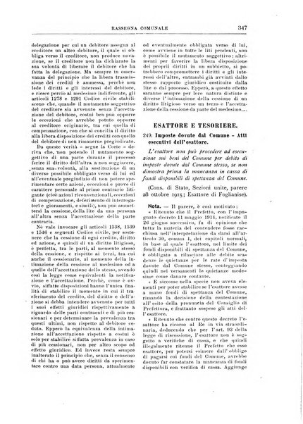 Rassegna comunale studi, legislazione, giurisprudenza, cronache con speciale riguardo ai poteri doi polizia ed ai servizi pubblici