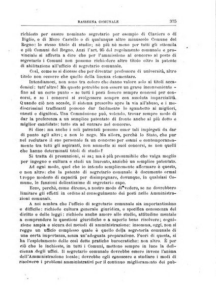 Rassegna comunale studi, legislazione, giurisprudenza, cronache con speciale riguardo ai poteri doi polizia ed ai servizi pubblici