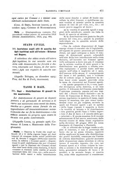 Rassegna comunale studi, legislazione, giurisprudenza, cronache con speciale riguardo ai poteri doi polizia ed ai servizi pubblici