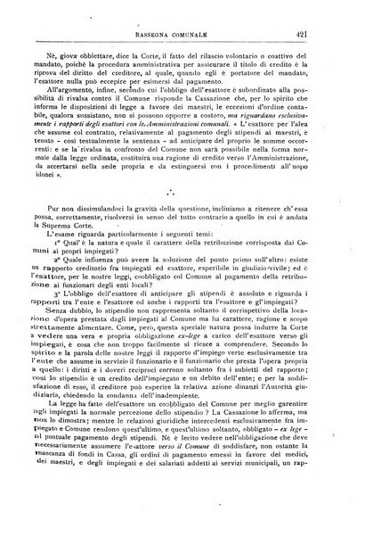 Rassegna comunale studi, legislazione, giurisprudenza, cronache con speciale riguardo ai poteri doi polizia ed ai servizi pubblici