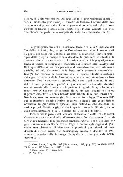 Rassegna comunale studi, legislazione, giurisprudenza, cronache con speciale riguardo ai poteri doi polizia ed ai servizi pubblici