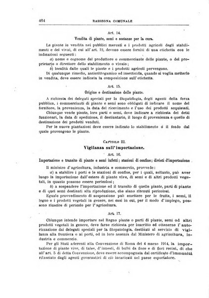 Rassegna comunale studi, legislazione, giurisprudenza, cronache con speciale riguardo ai poteri doi polizia ed ai servizi pubblici