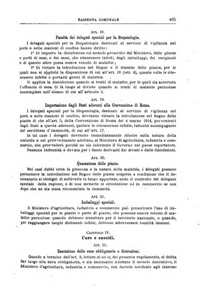 Rassegna comunale studi, legislazione, giurisprudenza, cronache con speciale riguardo ai poteri doi polizia ed ai servizi pubblici