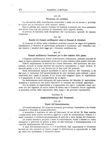 Rassegna comunale studi, legislazione, giurisprudenza, cronache con speciale riguardo ai poteri doi polizia ed ai servizi pubblici