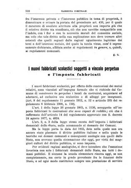 Rassegna comunale studi, legislazione, giurisprudenza, cronache con speciale riguardo ai poteri doi polizia ed ai servizi pubblici