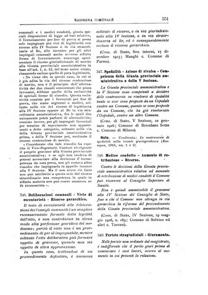 Rassegna comunale studi, legislazione, giurisprudenza, cronache con speciale riguardo ai poteri doi polizia ed ai servizi pubblici