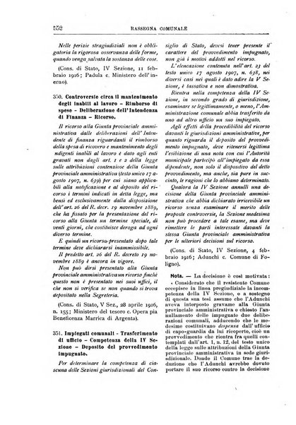 Rassegna comunale studi, legislazione, giurisprudenza, cronache con speciale riguardo ai poteri doi polizia ed ai servizi pubblici