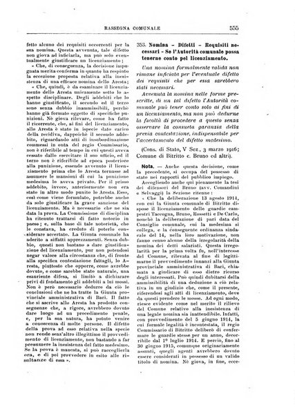 Rassegna comunale studi, legislazione, giurisprudenza, cronache con speciale riguardo ai poteri doi polizia ed ai servizi pubblici