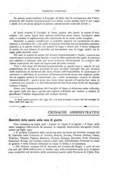 Rassegna comunale studi, legislazione, giurisprudenza, cronache con speciale riguardo ai poteri doi polizia ed ai servizi pubblici