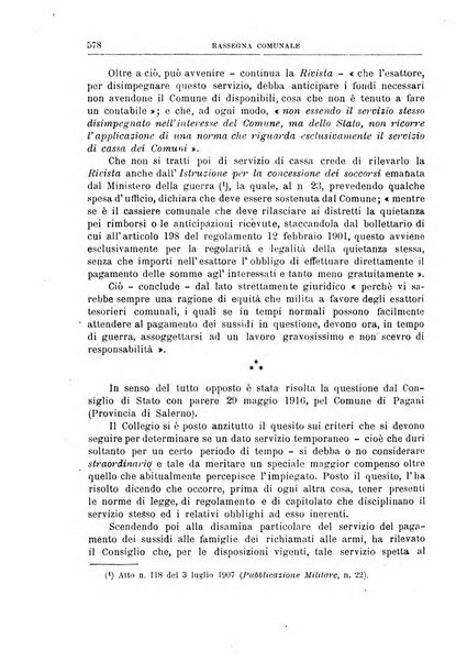 Rassegna comunale studi, legislazione, giurisprudenza, cronache con speciale riguardo ai poteri doi polizia ed ai servizi pubblici