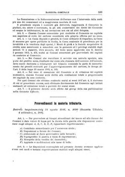 Rassegna comunale studi, legislazione, giurisprudenza, cronache con speciale riguardo ai poteri doi polizia ed ai servizi pubblici