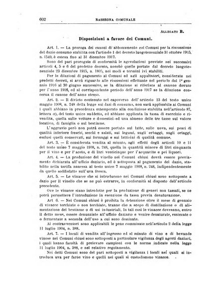 Rassegna comunale studi, legislazione, giurisprudenza, cronache con speciale riguardo ai poteri doi polizia ed ai servizi pubblici