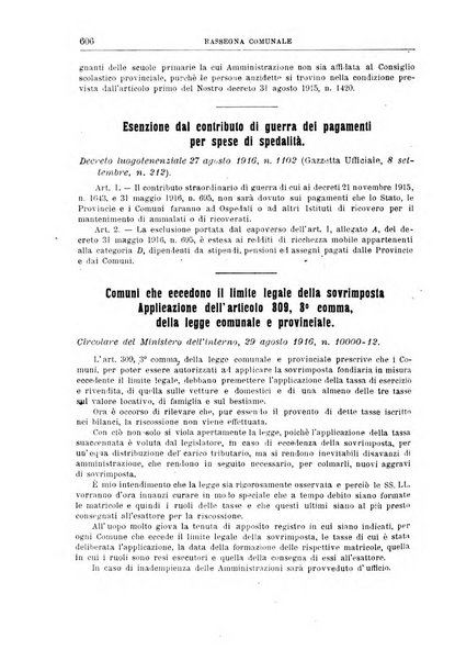 Rassegna comunale studi, legislazione, giurisprudenza, cronache con speciale riguardo ai poteri doi polizia ed ai servizi pubblici