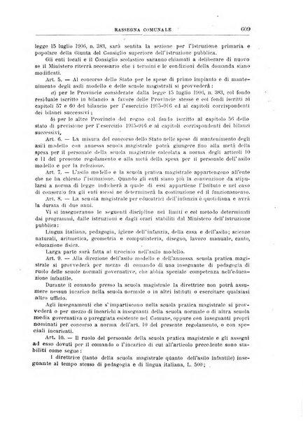 Rassegna comunale studi, legislazione, giurisprudenza, cronache con speciale riguardo ai poteri doi polizia ed ai servizi pubblici