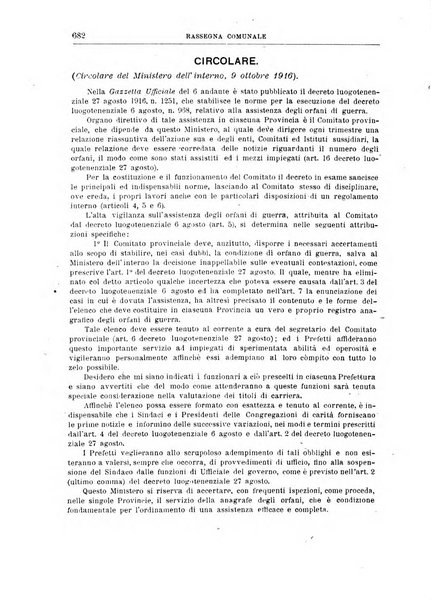 Rassegna comunale studi, legislazione, giurisprudenza, cronache con speciale riguardo ai poteri doi polizia ed ai servizi pubblici