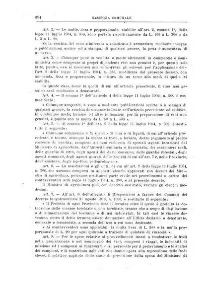 Rassegna comunale studi, legislazione, giurisprudenza, cronache con speciale riguardo ai poteri doi polizia ed ai servizi pubblici