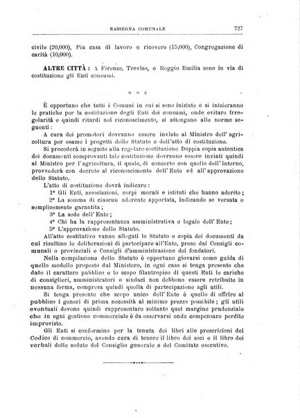 Rassegna comunale studi, legislazione, giurisprudenza, cronache con speciale riguardo ai poteri doi polizia ed ai servizi pubblici