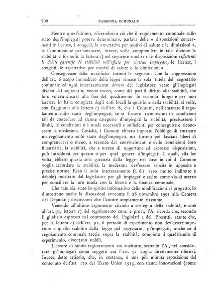 Rassegna comunale studi, legislazione, giurisprudenza, cronache con speciale riguardo ai poteri doi polizia ed ai servizi pubblici