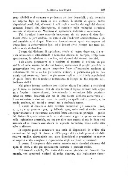 Rassegna comunale studi, legislazione, giurisprudenza, cronache con speciale riguardo ai poteri doi polizia ed ai servizi pubblici