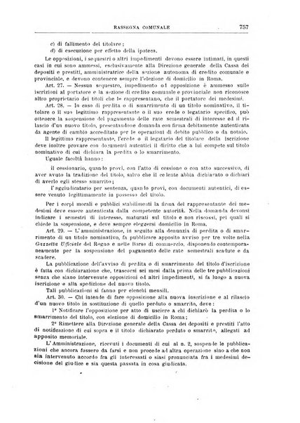 Rassegna comunale studi, legislazione, giurisprudenza, cronache con speciale riguardo ai poteri doi polizia ed ai servizi pubblici