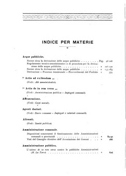 Rassegna comunale studi, legislazione, giurisprudenza, cronache con speciale riguardo ai poteri doi polizia ed ai servizi pubblici