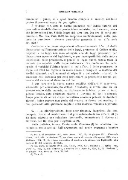 Rassegna comunale studi, legislazione, giurisprudenza, cronache con speciale riguardo ai poteri doi polizia ed ai servizi pubblici