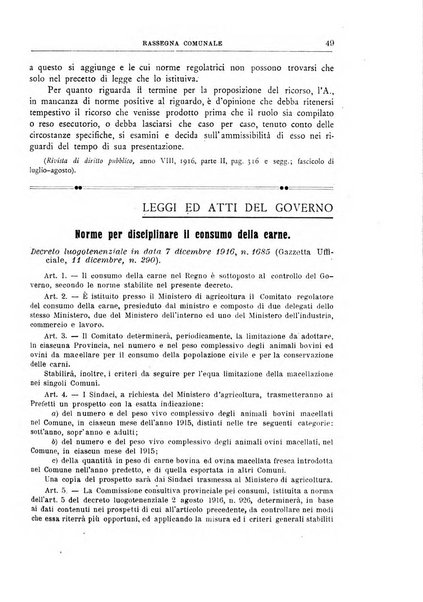 Rassegna comunale studi, legislazione, giurisprudenza, cronache con speciale riguardo ai poteri doi polizia ed ai servizi pubblici