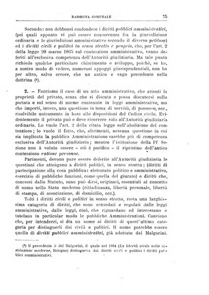 Rassegna comunale studi, legislazione, giurisprudenza, cronache con speciale riguardo ai poteri doi polizia ed ai servizi pubblici