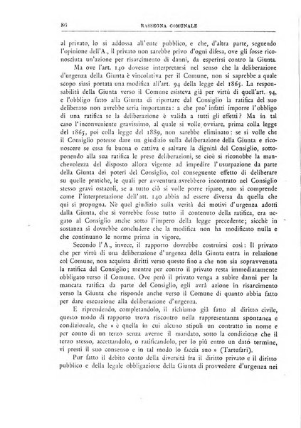 Rassegna comunale studi, legislazione, giurisprudenza, cronache con speciale riguardo ai poteri doi polizia ed ai servizi pubblici