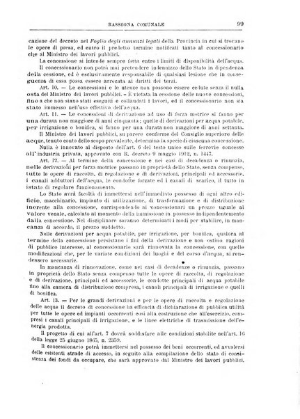 Rassegna comunale studi, legislazione, giurisprudenza, cronache con speciale riguardo ai poteri doi polizia ed ai servizi pubblici