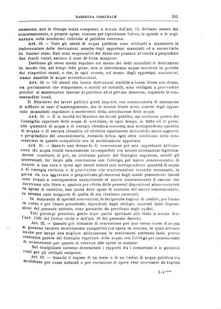 Rassegna comunale studi, legislazione, giurisprudenza, cronache con speciale riguardo ai poteri doi polizia ed ai servizi pubblici