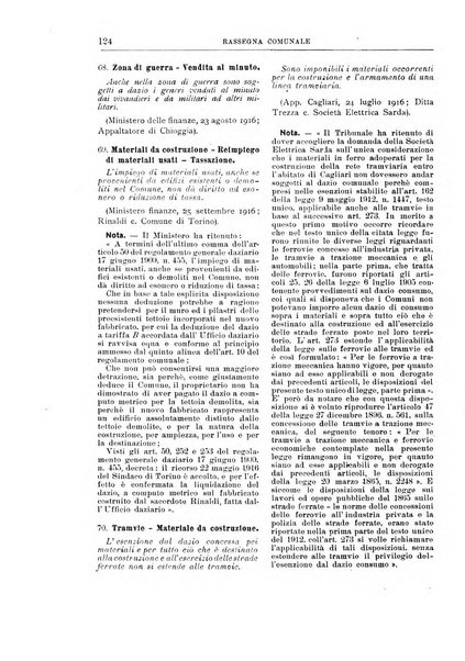 Rassegna comunale studi, legislazione, giurisprudenza, cronache con speciale riguardo ai poteri doi polizia ed ai servizi pubblici