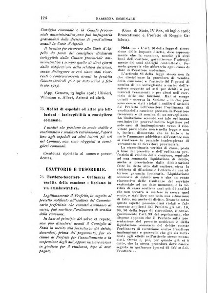 Rassegna comunale studi, legislazione, giurisprudenza, cronache con speciale riguardo ai poteri doi polizia ed ai servizi pubblici