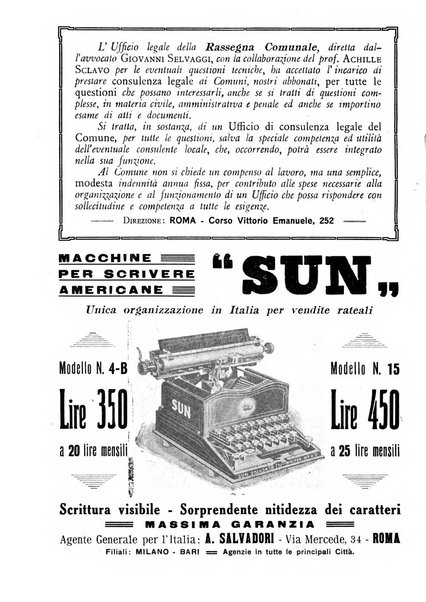 Rassegna comunale studi, legislazione, giurisprudenza, cronache con speciale riguardo ai poteri doi polizia ed ai servizi pubblici