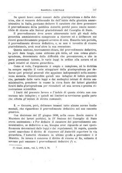 Rassegna comunale studi, legislazione, giurisprudenza, cronache con speciale riguardo ai poteri doi polizia ed ai servizi pubblici