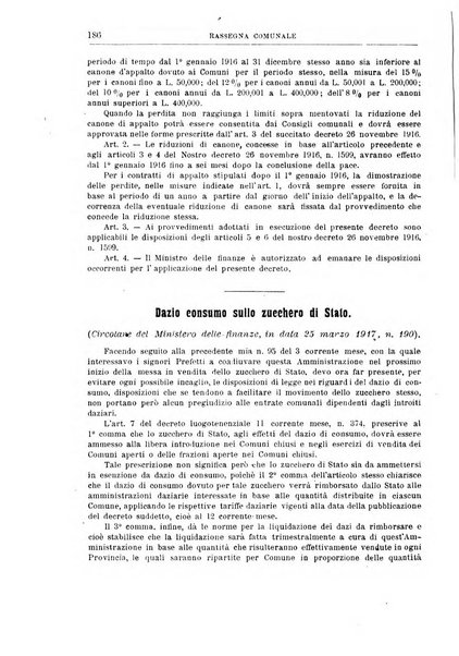 Rassegna comunale studi, legislazione, giurisprudenza, cronache con speciale riguardo ai poteri doi polizia ed ai servizi pubblici