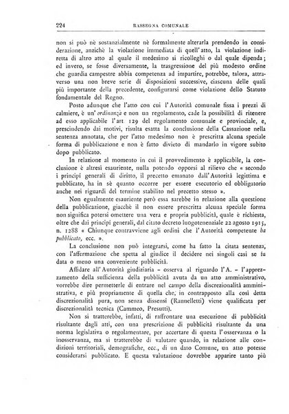 Rassegna comunale studi, legislazione, giurisprudenza, cronache con speciale riguardo ai poteri doi polizia ed ai servizi pubblici